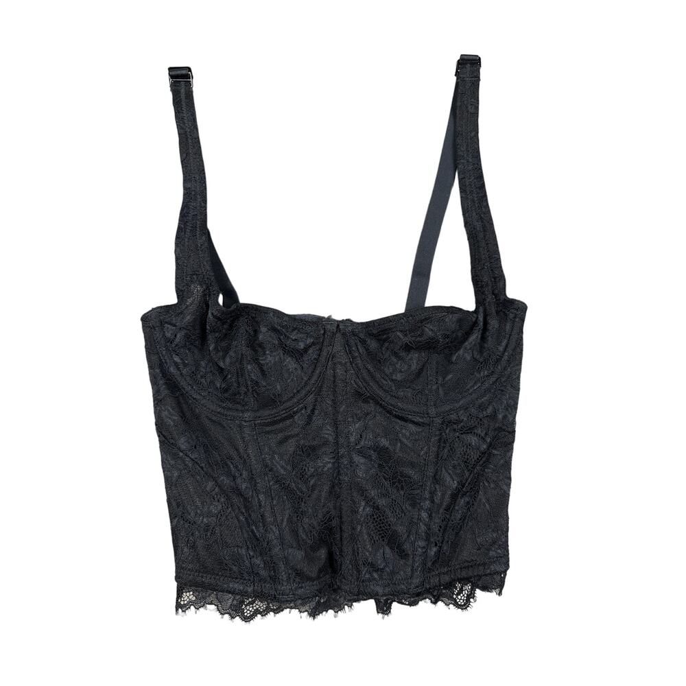 SKIMS - Femme Lace Demi Corset in Black